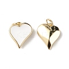 Eco-Friendly Rack Plating Brass Enamel Pendants KK-F848-02G-06-1