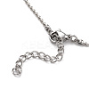 Brass Ball Chain Necklaces NJEW-JN02912-01-3