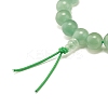 Natural Green Aventurine Round Beads Stretch Bracelet BJEW-JB07235-01-5