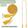 Polyester Double-end Tassels Fringed Bachelor's Gown Hanger FIND-WH20041-001A-2