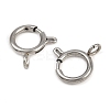 304 Stainless Steel Spring Ring Clasps STAS-B095-05F-P-2