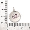 Brass Micro Pave Cubic Zirconia Pendants KK-U033-11P-01-3