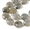 Natural Labradorite Bead Strands G-C116-A10-01-4