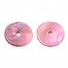 Spray Painted Natural Freshwater Shell Beads X-SHEL-S276-107H-2