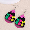 Easter Printed Acrylic Dangle Earrings FS-WGDC384-05-1