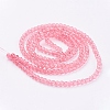 Spray Painted Crackle Glass Beads Strands CCG-Q001-4mm-03-2