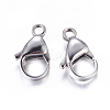 304 Stainless Steel Lobster Claw Clasps X-STAS-R050-15x9mm-2