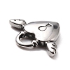 304 Stainless Steel Pendants Cabochons for Enamel STAS-B024-75P-2