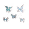 5Pcs 5 Styles Alloy Rhinestone Cuff Rings PW-WG077C5-01-3