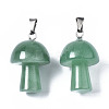 Natural Green Aventurine Pendants G-N0325-10G-2