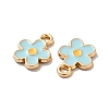 Alloy Enamel Charms ENAM-D043-02G-05-2