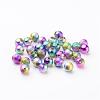 Spray Painted Acrylic Beads PB25P9282-2
