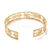 304 Stainless Steel Cuff Bangles for Women BJEW-K263-05G-11-3