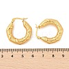 304 Stainless Steel Twist Hoop Earrings EJEW-Q011-02G-3