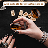 2Pcs  Natural Tiger Eye Palm Stones AJEW-GA0007-90A-6