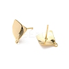 Brass Stud Earring Findings KK-D504-05G-2
