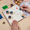 6Pcs 6 Styles Wooden Stamps with Rubber DIY-OC0013-34-3