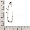 304 Stainless Steel Safety Pins Brooch Findings STAS-K252-11A-P-3