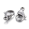 304 Stainless Steel Lobster Claw Clasps STAS-F182-01P-B-1