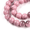 Baking Paint Glass Beads Strands DGLA-N013-10mm-09-3