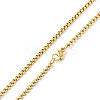 Ion Plating(IP) 304 Stainless Steel Infinity with Tassel Pendant Necklace with Box Chains for Women NJEW-B087-05G-3