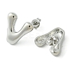 Rack Plating Brass Earrings EJEW-S222-01P-V-2