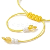 Glass Seed Beads Link Bracelets BJEW-MZ00309-4