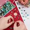 240Pcs 6 Colors Spray Printed Crackle Glass Beads CCG-HY0001-02B-3