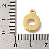 Ion Plating(IP) 304 Stainless Steel Manual Polishing Pendants STAS-M059-01G-D02-3
