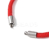 Nylon Round Cord Slider Bracelet Making AJEW-JB01461-01-2