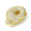 Rack Plating Brass Cubic Zirconia Pendants KK-S378-02G-Q-2