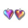 Ion Plating(IP) 304 Stainless Steel Pendants STAS-H212-35MC-1
