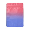 Two Tone Rectangle Plastic Zip Lock Gift Bags OPP-B006-01A-03-2