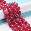 Dyed Natural Malaysia Jade Beads Strands G-G021-02C-08-2