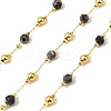 Handmade Labradorite Faceted Round Beaded Chains CHC-F021-01G-04-1