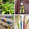 68Pcs 17 Colors Transparent Glass European Beads GPDL-SW0001-02-9