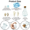 Ocean Beach Theme Glass & Shell Beads Wish Bottle DIY Making Kits DIY-FS0007-57-4
