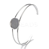 Non-Tarnish 304 Stainless Steel Bracelets Setting Making BJEW-B090-03C-P-1