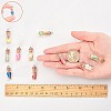Glass Wishing Bottle Pendant Decorations GLAA-SC0001-12-4