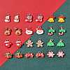 24Pcs 12 Styles Christmas Theme Opaque Resin Pendants RESI-FS0001-86B-9