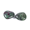 Imitation Zoisite Dyed Natural Sesame Jasper Healing Stones G-G020-01Q-2