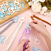 30Pcs 2 Colors Acrylic Spool Floss Bobbins FIND-PH0018-39B-3