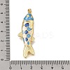 Brass Enamel Pendants KK-CBAEEA8-09D-G-3
