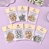 SHEGRACE Brass Pave Clear Cubic Zirconia Beads XGRQ4G557-689P-5