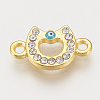 Alloy Rhinestone Links connectors LS-ALRI-S170-29G-1