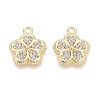 Alloy & Crystal Rhinestone Pendants PALLOY-T095-03KCG-1