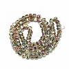 Electroplate Glass Beads Strands EGLA-Q094-A10-2