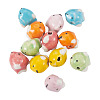 12Pcs 6 Colors Handmade Porcelain Beads for Necklaces Bracelets Making PORC-TA0001-22-3