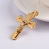 Easter Theme Crucifix Cross 304 Stainless Steel Pendants STAS-N080-07G-1