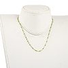 304 Stainless Steel Link Chain Necklaces NJEW-JN03084-07-5